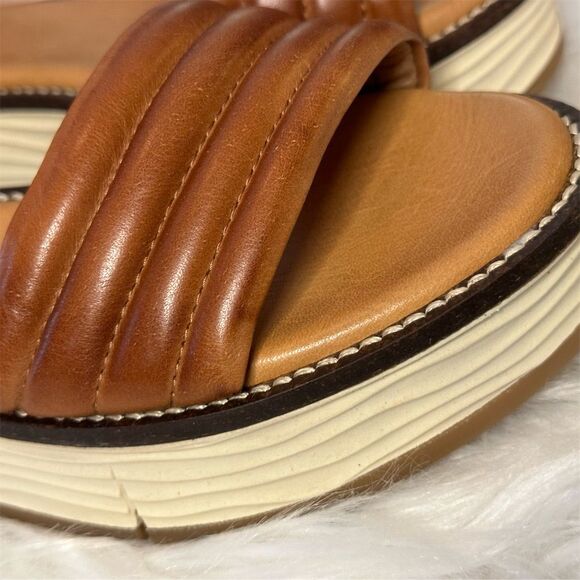 Miz Mooz Women's Valentine Sandals in Brandy Colored Leather Size 40 New in Box - Picture 8 of 16